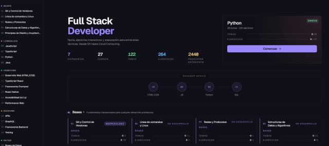Full Stack Learning Platform