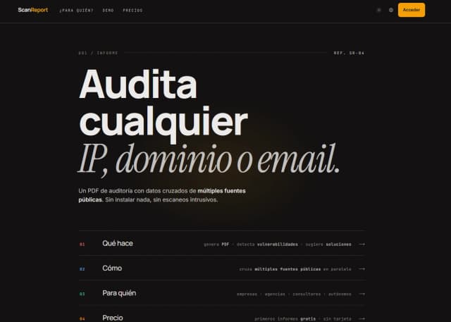 ScanReport
